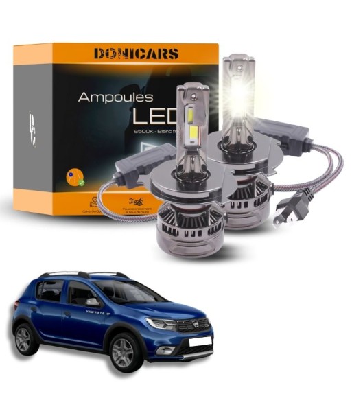 Pack Ampoules LED H4 140W Canbus - Dacia Sandero 2 (2012 à 2021) Economisez 