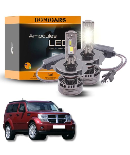 Pack Ampoules LED H4 140W Canbus - Dodge Nitro (2006 à 2011) la chaussure