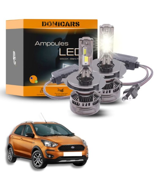 Pack Ampoules LED H4 140W Canbus - Ford Ka+ (2016 à 2020) rembourrage situé sous