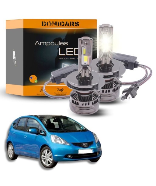 Pack Ampoules LED H4 140W Canbus - Honda Jazz II (2008 - 2015) Pour