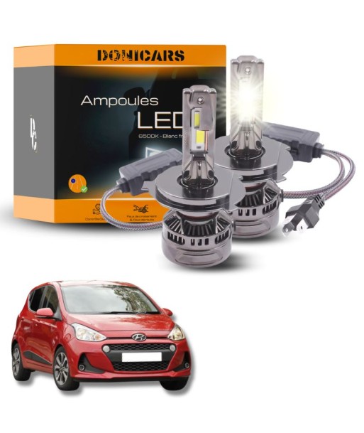 Pack Ampoules LED H4 140W Canbus - Hyundai I10 (2010 à 2013) Véritable concentré