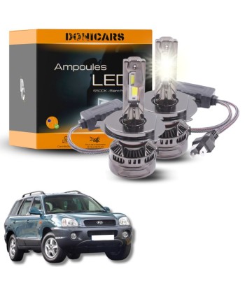 Pack Ampoules LED H4 140W Canbus - Hyundai Santa Fe 1 (2000 à 2006) en stock