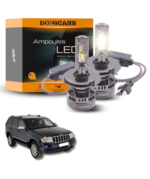 Pack Ampoules LED H4 140W Canbus - Jeep Cherokee (KJ) (2001 à 2008) les muscles