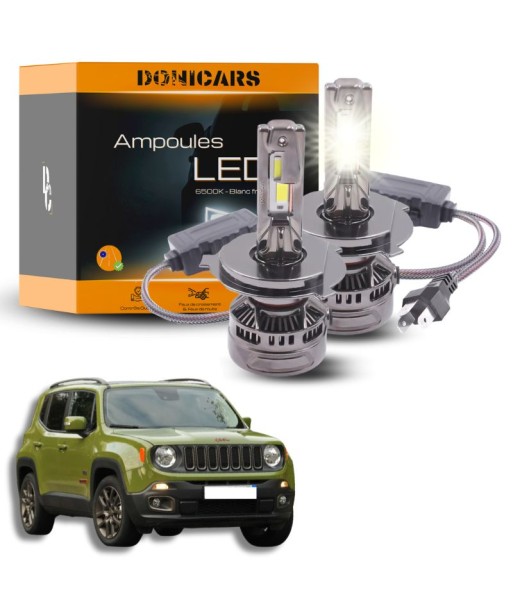 Pack Ampoules LED H4 140W Canbus - Jeep Renegade (2014 à 2023) les ctes