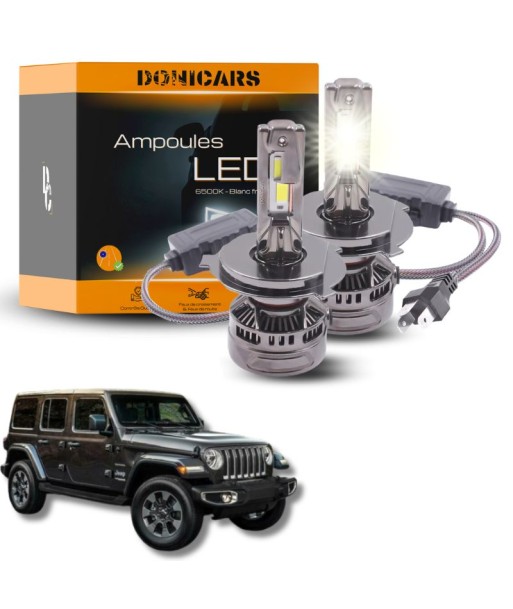 Pack Ampoules LED H4 140W Canbus - Jeep Wrangler 4 (JL) (2018 à 2023) l'achat 