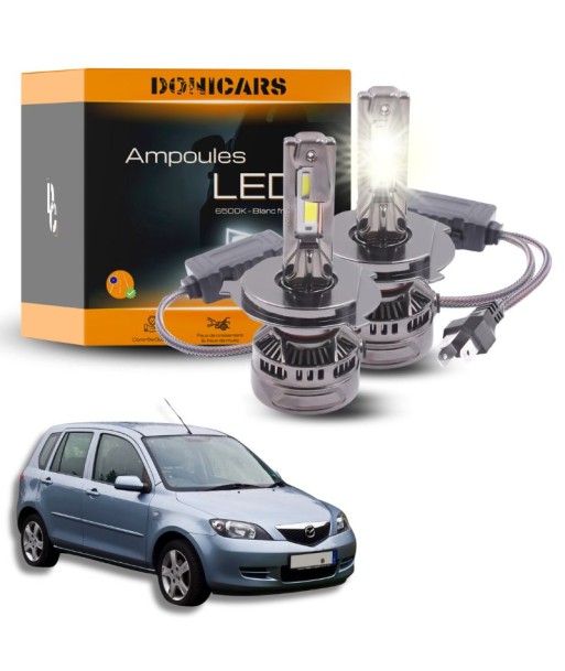 Pack Ampoules LED H4 140W Canbus - Mazda 2 phase 1 (2003 à 2007) pas chere