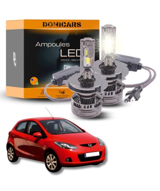 Pack Ampoules LED H4 140W Canbus - Mazda 2 phase 2 (2008 à 2014) offre 