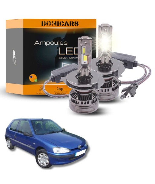 Pack Ampoules LED H4 140W Canbus - Peugeot 106 (1991 à 2003) offre 