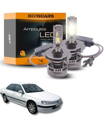 Pack Ampoules LED H4 140W Canbus - Peugeot 406 (1995 à 2004)  Feux de croisement et feux de route à prix réduit toute l'année