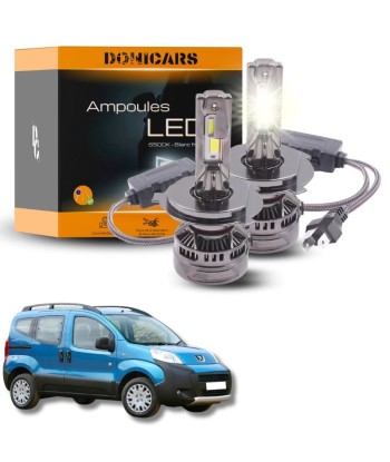 Pack Ampoules LED H4 140W Canbus - Peugeot Bipper (2008 à 2018) Economisez 