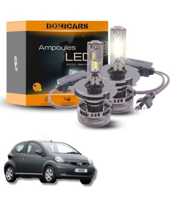 Pack Ampoules LED H4 140W Canbus - Toyota Aygo (2005 à 2014) de pas cher