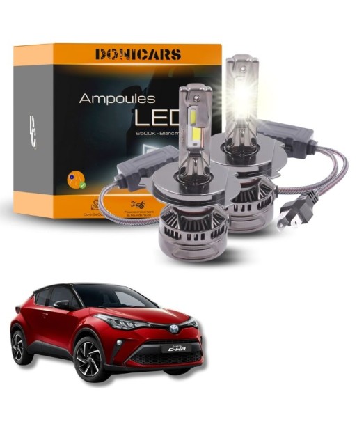 Pack Ampoules LED H4 140W Canbus - Toyota C-HR (2021 à 2023) français