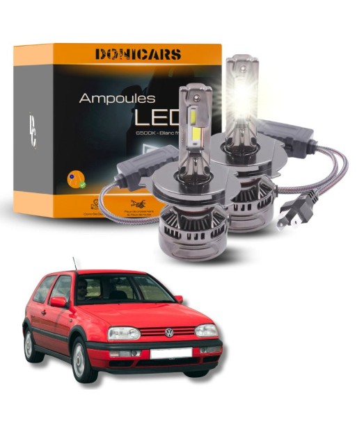 Pack Ampoules LED H4 140W Canbus - Volkswagen Golf 3 (1991 à 1997) le concept de la Pate a emporter 