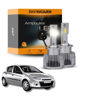 Ampoules Xenon LED D2S Clio 3 (2005 à 2014) - Pack Ampoules Xenon LED Renault Clio Découvrez la collection