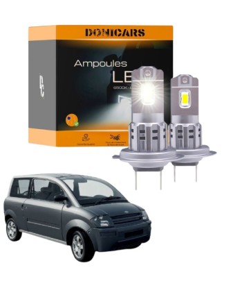 Pack Ampoules LED H7 pour Microcar MC1/MC2 (2003 à 2008) "Type Halogène" 80W - Phares Avants Microcar votre restaurant rapide dans 