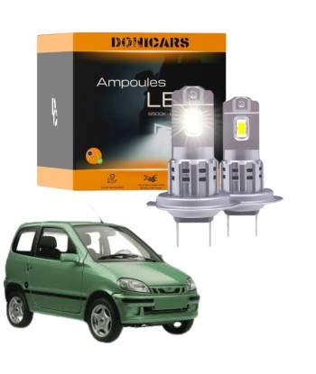 Pack Ampoules LED H7 pour Microcar Virgo (2000 à 2007) "Type Halogène" 80W - Phares Avants Microcar Paris Déstockage Promo