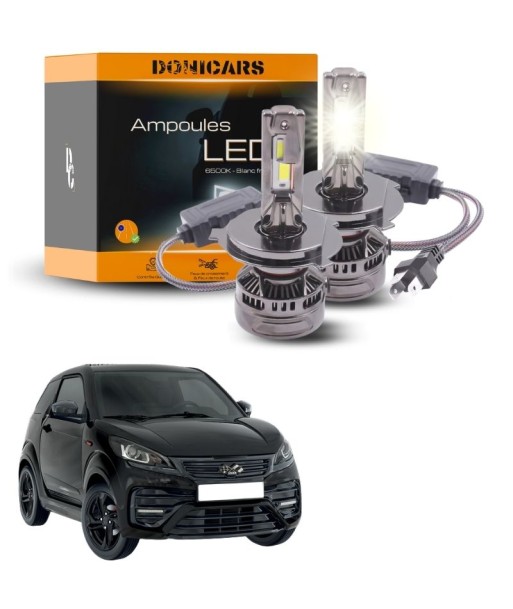 Pack Ampoules LED H4 140W Canbus pour Ligier JS50 (2013 à 2024) - Phares Avants Ligier Vous souhaitez 