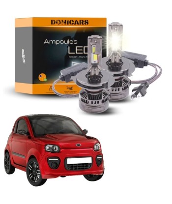 Pack Ampoules LED H4 140W Canbus pour Microcar Dué Prime (2013 à 2020) - Phares Avants Dué en ligne des produits 