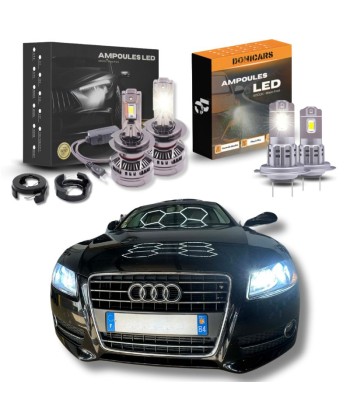 Pack Complet Ampoules LED Audi A5 8T Coupé (2007 à 2016) - Feux de croisement + feux de route JUSQU'A -70%! 