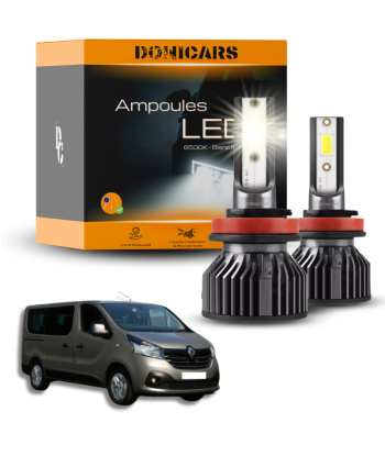 Pack Ampoules LED H4 Renault Trafic 3 (2014 à 2024)  - Kit LED les muscles