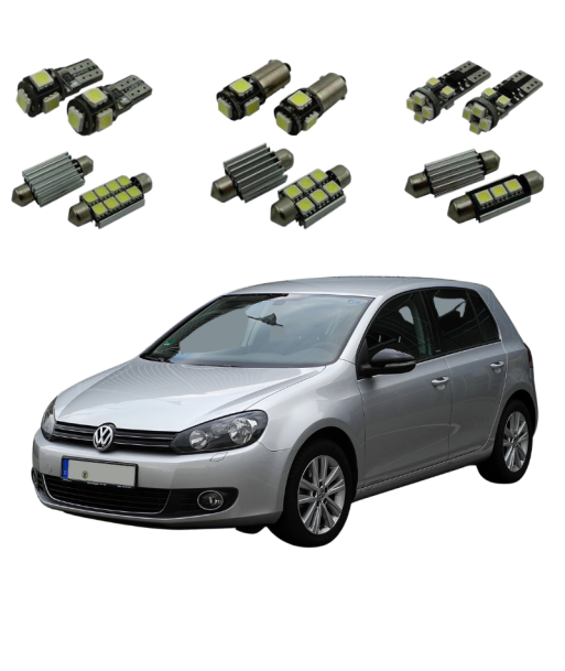 Kit LED Volkswagen Golf 6 (2010-2014) + targa. la chaussure