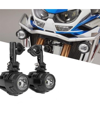 Luci Aggiuntive Moto Honda CRF 1100 L Africa Twin 2019 2020 Luci LED 6500K 40W Faites des économies