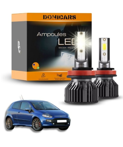 Pack lampadine LED H11 Fiat Grande Punto e Punto Evo (dal 2005 al 2017) - Kit LED Toutes les collections ici