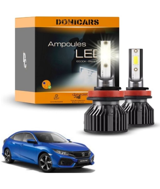 Kit lampadine LED H11 Honda Civic 10G (2017 - 2023) - Kit LED pas chere