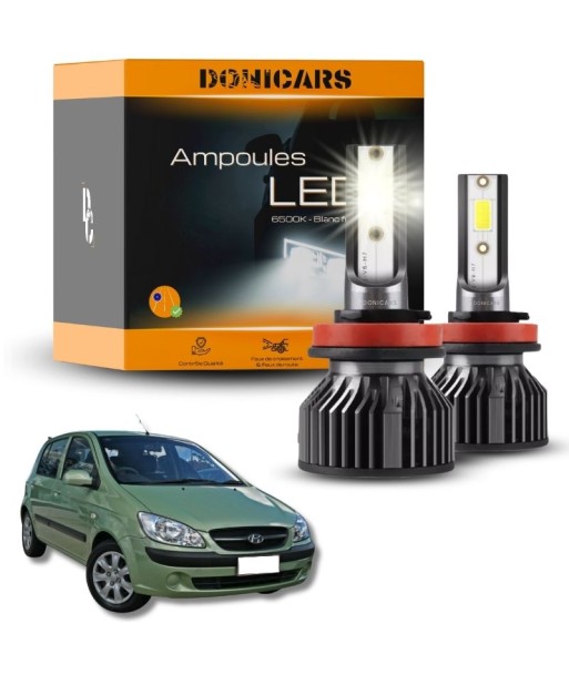 Pack lampadine LED H4 Hyundai Getz (dal 2002 al 2006) - Kit LED pour bénéficier 