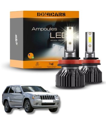 Pack lampadine LED H11 Jeep Grand Cherokee 3 (WK) (dal 2005 al 2011) - Kit LED Les magasins à Paris