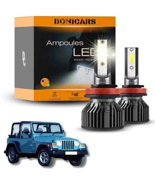 Pack lampadine LED H4 Jeep Wrangler 2 (TJ) (1997-2006) - Kit LED les muscles