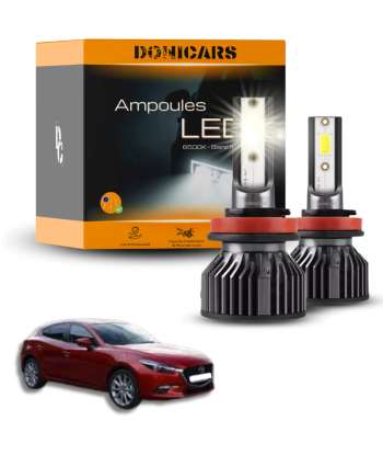 Pack lampadine LED H11 Mazda 3 fase 3 (dal 2013 al 2019) - Kit LED vous aussi creer 