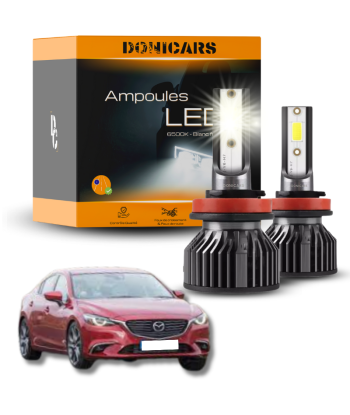 Pack lampadine LED H11 Mazda 6 fase 3 (dal 2013 al 2022) - Kit LED le des métaux précieux