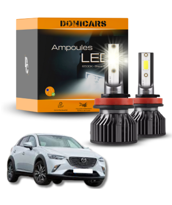 Pack lampadine LED H11 Mazda CX-3 (dal 2015 al 2022) - Kit LED 2 - 3 jours ouvrés.