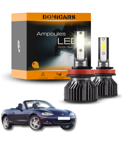 Pack lampadine LED H4 Mazda MX-5 fase 2 (dal 1998 al 2005) - Kit LED meilleur choix