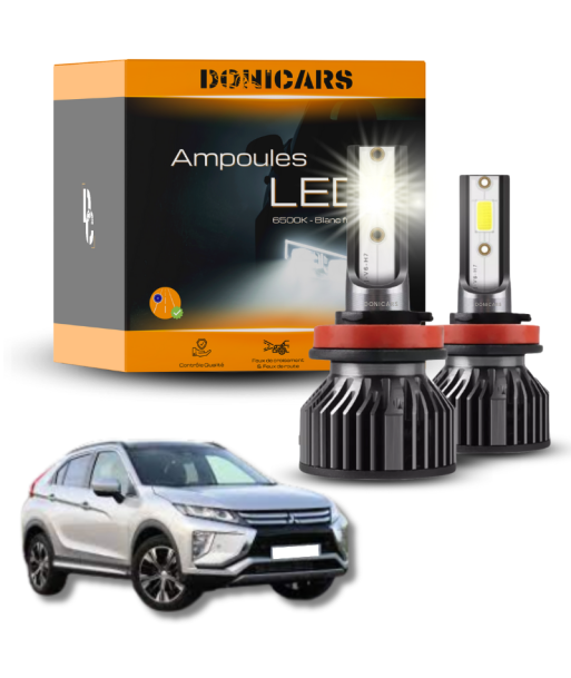 Pack lampadine LED H11 Mitsubishi Eclipse Cross (dal 2017 al 2023) - Kit LED de pas cher