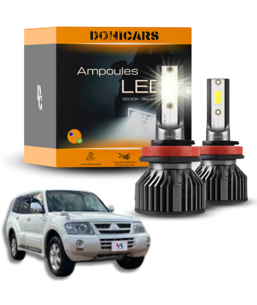 Pack lampadine LED H4 Mitsubishi Pajero III (dal 2000 al 2006) - Kit LED de pas cher