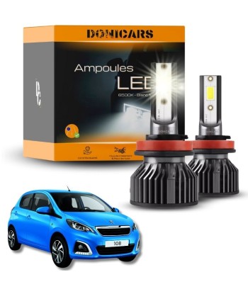 Pack lampadine LED H4 Peugeot 108 (dal 2014 al 2021) - Kit LED les ctes