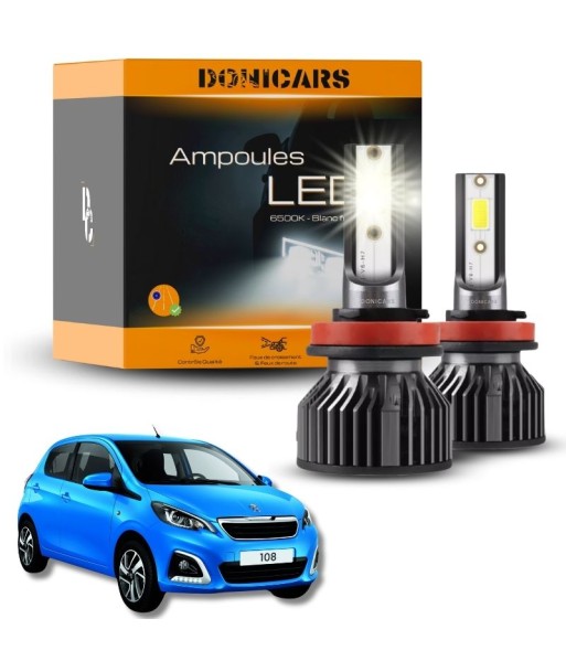 Pack lampadine LED H4 Peugeot 108 (dal 2014 al 2021) - Kit LED les ctes