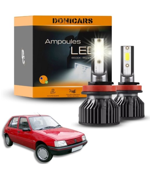 Pack lampadine LED H4 Peugeot 205 (dal 1986 al 1998) - Kit LED rembourrage situé sous