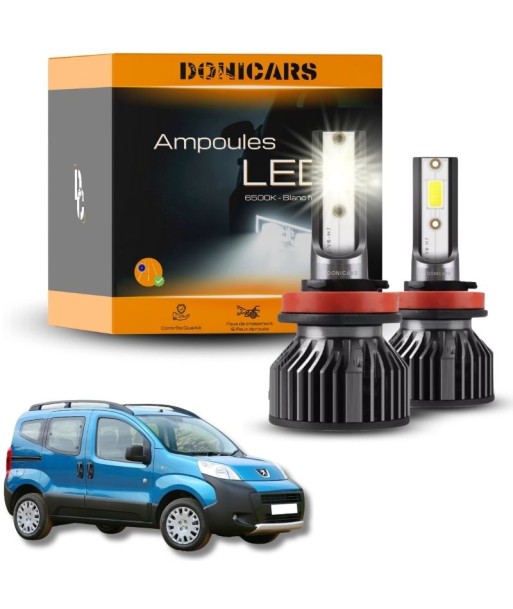 Pack lampadine LED H4 Peugeot Bipper (dal 2008 al 2018) - Kit LED l'évolution des habitudes 