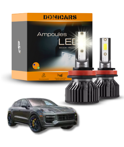 Pack lampadine LED H7 Porsche Cayenne III (dal 2017 al 2023) - Kit LED Fin de série