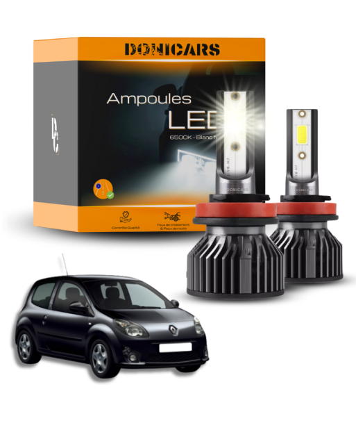 Pack lampadine LED H4 Renault Twingo 2 (dal 2007 al 2014) - Kit LED Dans la société mordern