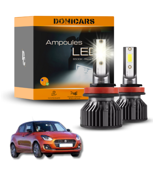 Pack lampadine LED H11 Suzuki Swift III (dal 2017 al 2023) - Kit LED vous aussi creer 