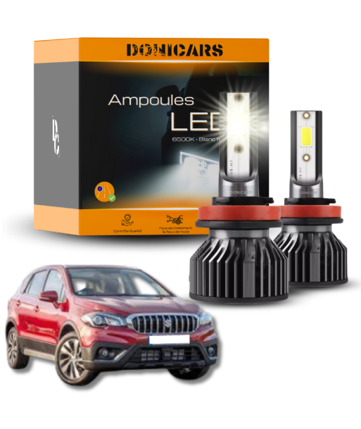 Pack lampadine LED H11 Suzuki SX4 S-Cross (dal 2013 al 2021) - Kit LED du meilleur 