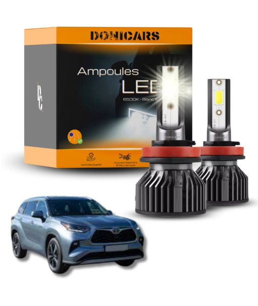 Kit lampadine LED H11 Toyota Highlander IV (2020-2023) - Kit LED pas cher