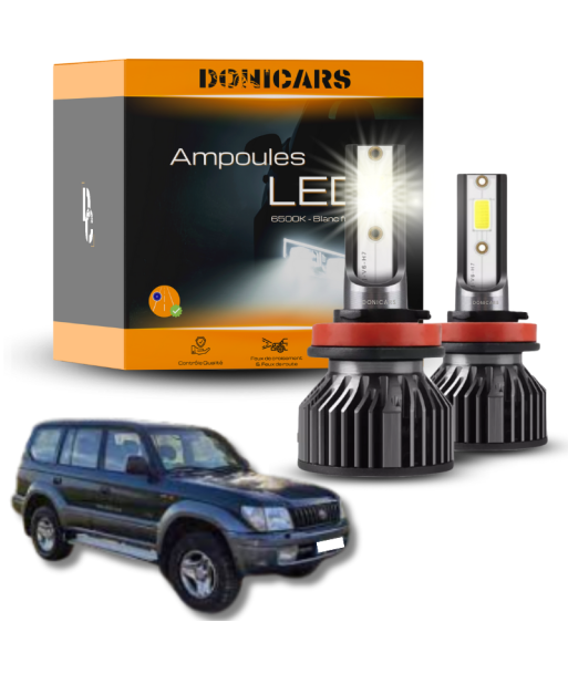 Pack lampadine LED H4 Toyota Land cruiser KDJ 95 (dal 1996 al 2002) - Kit LED outlet