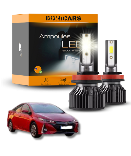 Pack lampadine LED H11 Toyota Prius IV (2016-2022) - Kit LED la livraison gratuite