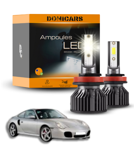 Kit lampadine LED H7 Porsche 911 (996) (1997-2004) - Kit luci anabbaglianti lenticolari a LED l'évolution des habitudes 