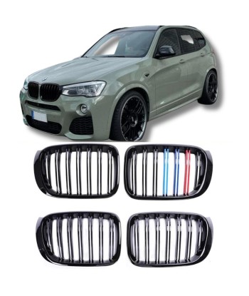 Calandre BMW X4 F26 - Carbone, Noir Brillant, M Style - Calandre complète BMW de votre